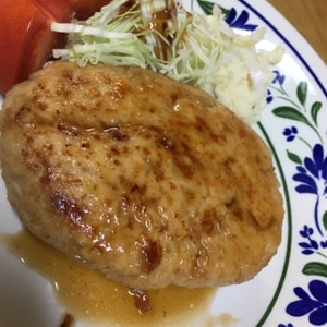 照り焼き風味の豆腐ハンバーグ